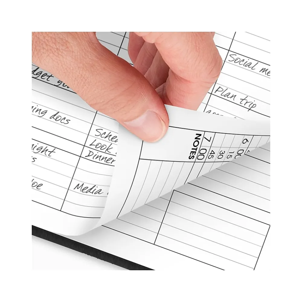 2025 Planners|AT-A-GLANCE 2025 8" x 11" Calendar Year/Daily Appointment Book, Faux Leather Cover, Black (70-822-05-25)