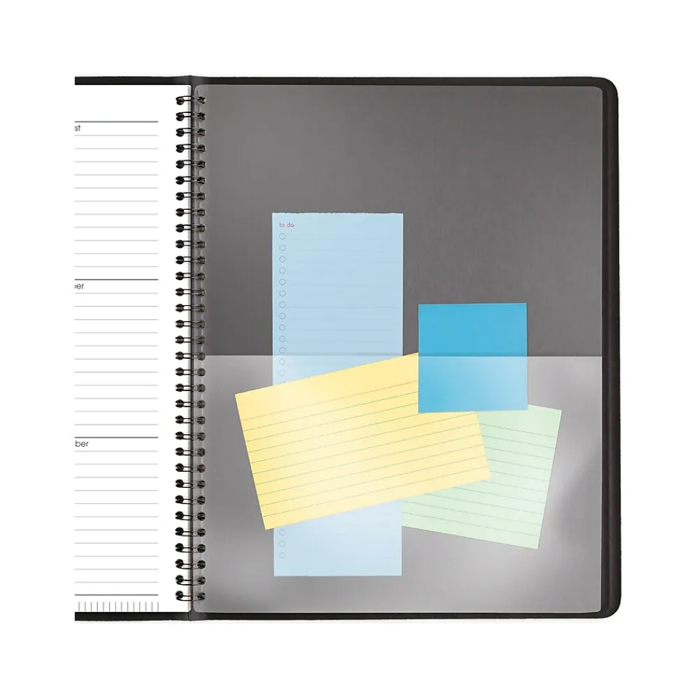 2025 Planners|AT-A-GLANCE 2025 8.5" x 11" Calendar Year Daily Appointment Book, Faux Leather Cover, Black, 2/Set (70-212-05-25)
