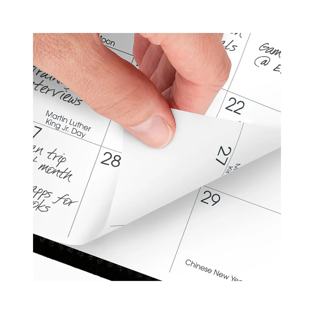 2025 Planners|AT-A-GLANCE 2025 3.5" x 6" Monthly Planner, Faux Leather Cover, Black (70-064-05-25)