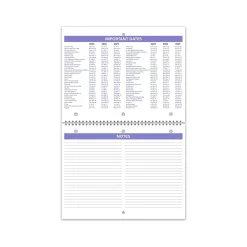 2025 Calendars|AT-A-GLANCE 2025 11" x 8.5" Monthly Wall Calendar, White/Purple (PM170-28-25)