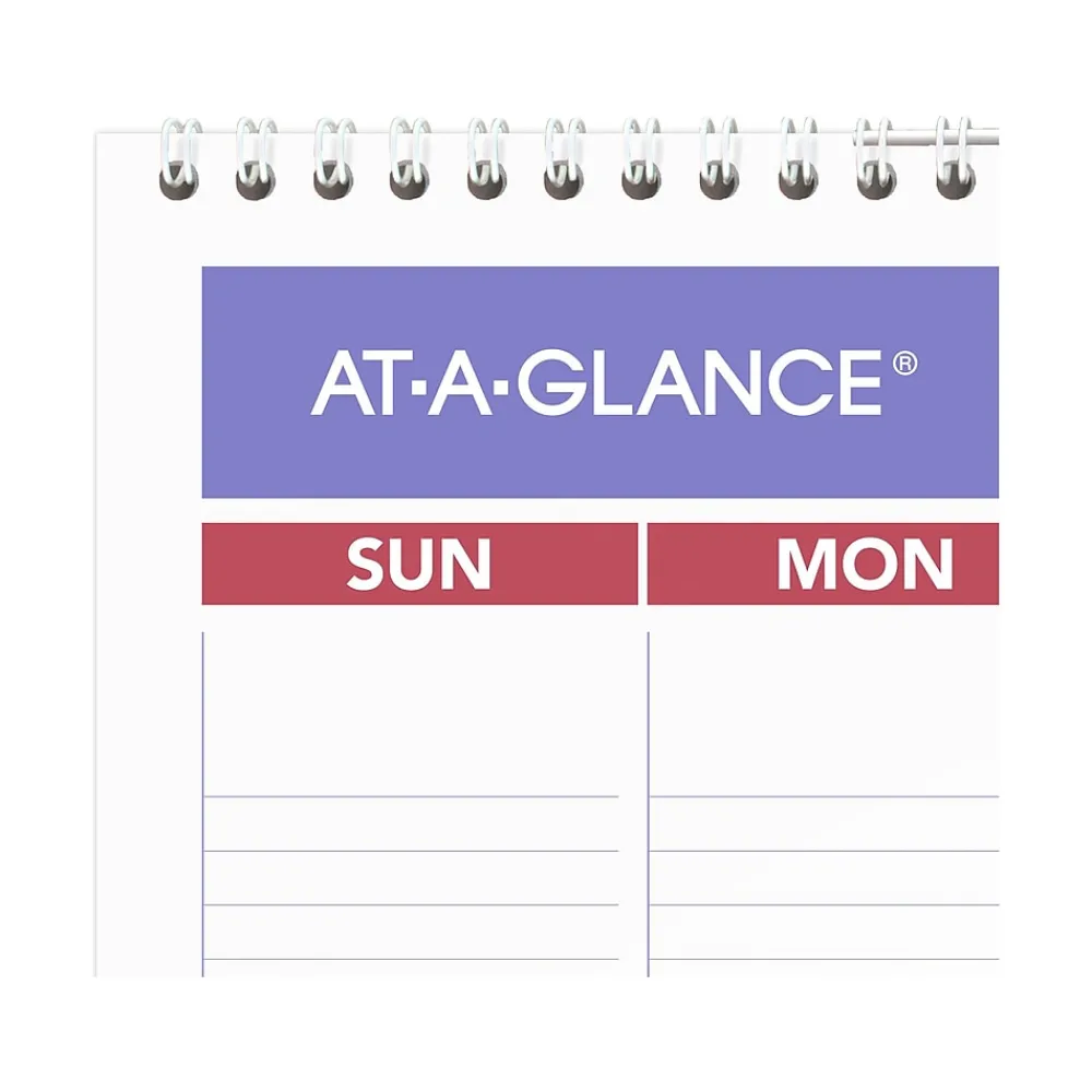 2025 Calendars|AT-A-GLANCE 2025 15.5" x 22.75" Monthly Wall Calendar, White/Purple (PM3-28-25)