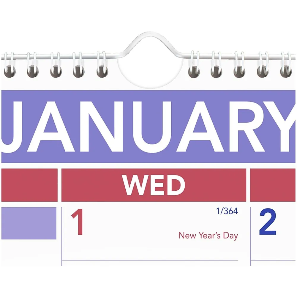 2025 Calendars|AT-A-GLANCE 2025 22" x 29" Two-Month Wall Calendar, White/Purple (PM9-28-25)