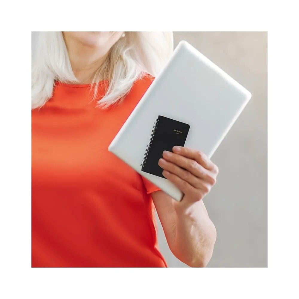 2025 Planners|AT-A-GLANCE 2025 2.5" x 4.5" Weekly Planner, Faux Leather Cover, Black (70-035-05-25)