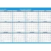 2025 Calendars|AT-A-GLANCE 2025 48" x 32" Yearly Dry Erase Wall Calendar, Reversible, White/Blue (PM300-28-25)