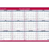2025 Calendars|AT-A-GLANCE 2025 36" x 24" Yearly Dry Erase Wall Calendar, Reversible, White/Red (PM26-28-25)