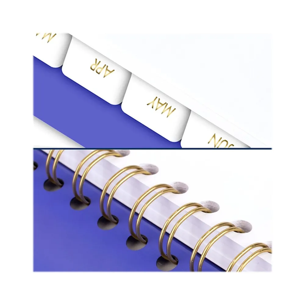 Academic Planners|AT-A-GLANCE 2024-2025 Contemporary 8.25" x 11" Academic Weekly & Monthly Planner, Faux Leather Cover, Purple (70-957X-18-25)