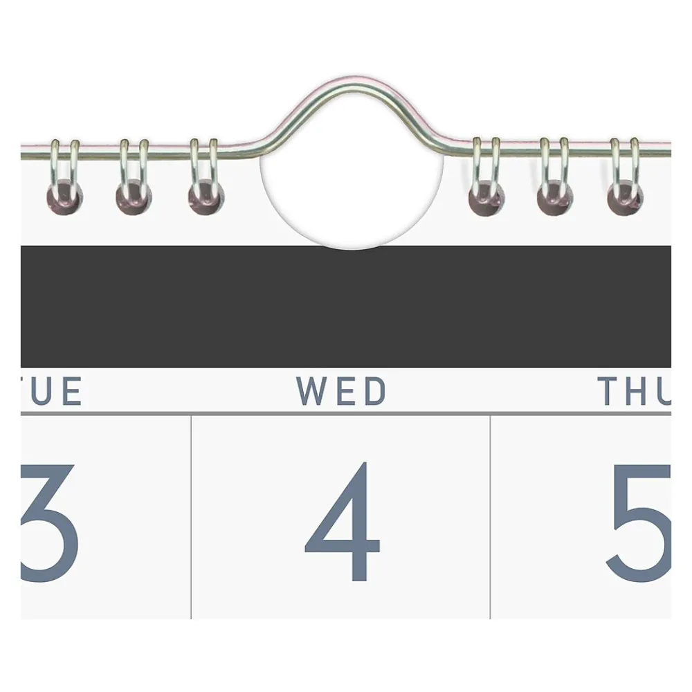 2025 Calendars|AT-A-GLANCE 2025 Contemporary 12" x 27" Three-Month Wall Calendar, White/Black (PM11X-28-25)