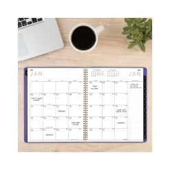 2025 Planners|AT-A-GLANCE 2025 Contemporary 9" x 11" Monthly Planner, Faux Leather Cover, Purple (70-250X-14-25)