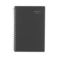 2025 Planners|AT-A-GLANCE 2024-2025 DayMinder 5" x 8" Academic Weekly & Monthly Planner, Poly Cover, Charcoal (AYC200-45-25)