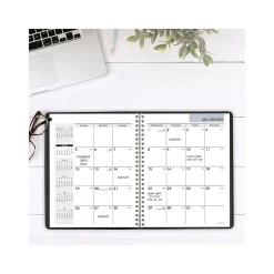 2025 Planners|AT-A-GLANCE 2025 DayMinder 7" x 8.75" Monthly Planner, Faux Leather Cover, Black (G400-00-25)