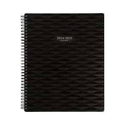2025 Planners|AT-A-GLANCE 2024-2025 Elevation 8.5" x 11" Academic Weekly & Monthly Planner, Poly Cover, Black (75-959P-05-25)