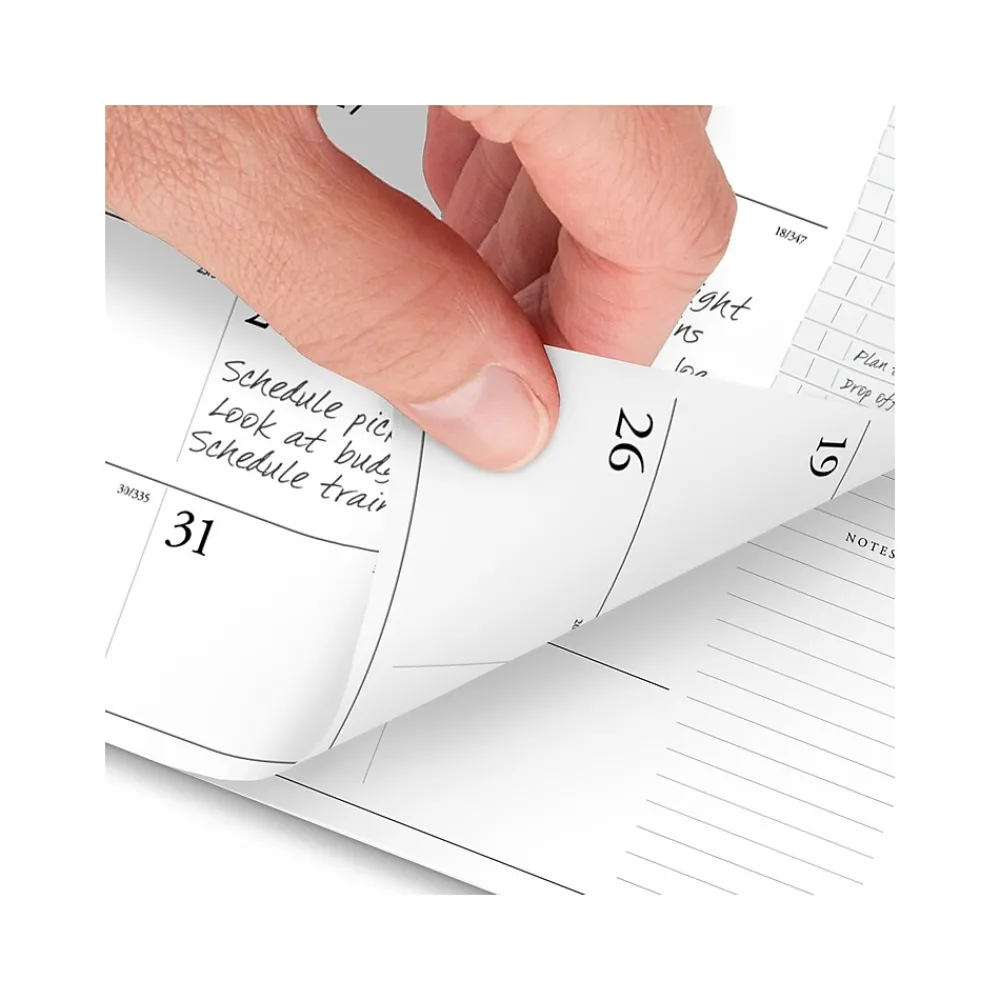 Calendars & Planners Refills|AT-A-GLANCE 2025 Executive 11" x 9" Monthly Padfolio Refill, White/Black (70-909-10-25)