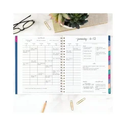 2025 Planners|AT-A-GLANCE 2025 Harmony 8.5" x 11" Weekly & Monthly Planner, Poly Cover, Denim (1099-905-20-25)