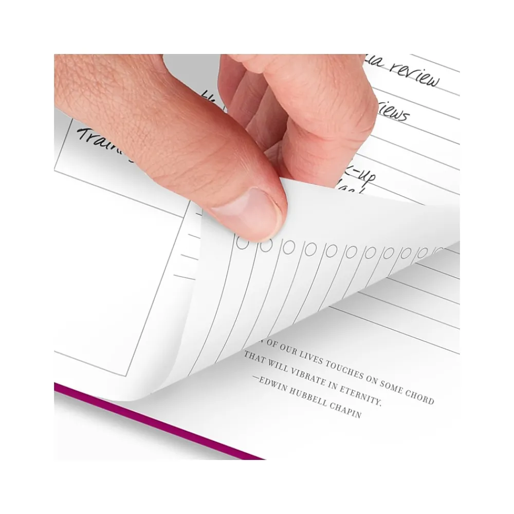 2025 Planners|AT-A-GLANCE 2025 Harmony 8.5" x 11" Weekly & Monthly Planner, Poly Cover, Beetroot (1099-905-56-25)