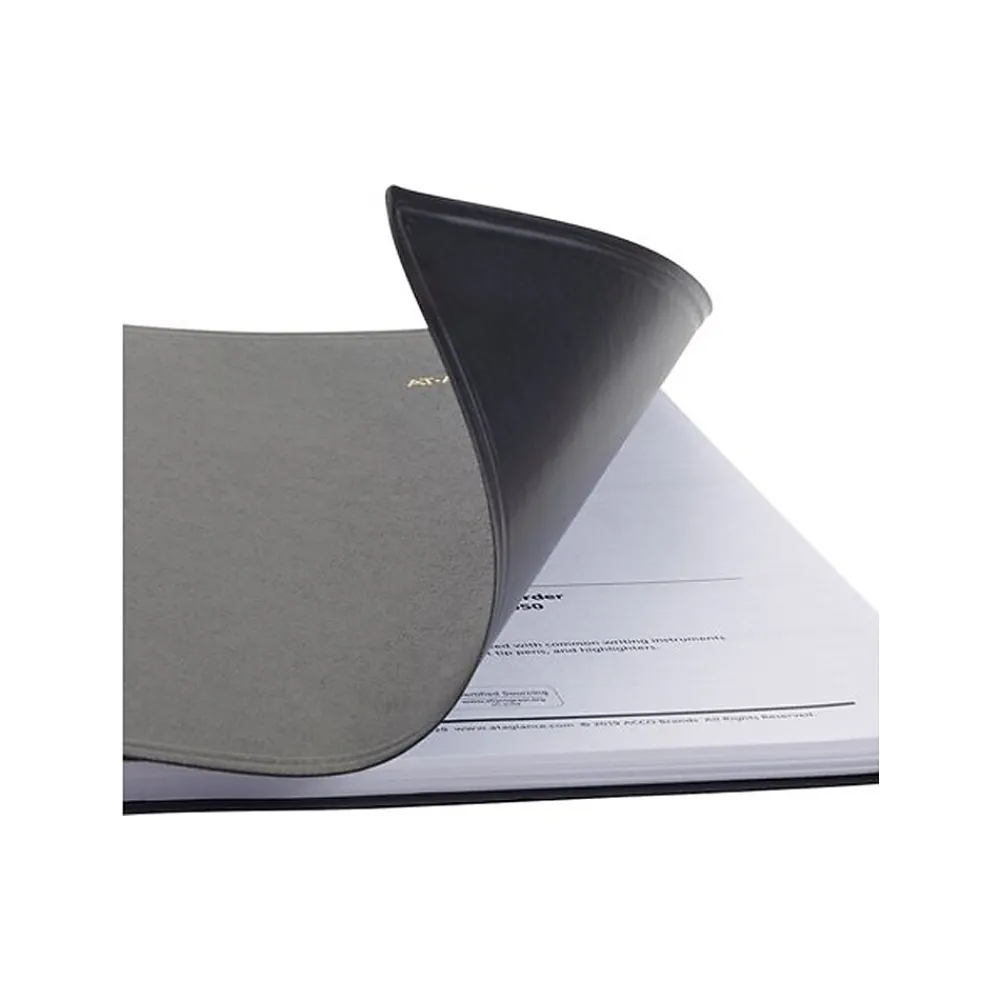 2025 Planners|AT-A-GLANCE 2025 Large Print 7" x 8.75" Monthly Planner, Faux Leather Cover, Black (70-LP09-05-25)