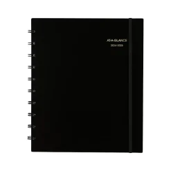 Academic Planners|AT-A-GLANCE 2024-2025 Move-A-Page 9" x 11" Academic Weekly & Monthly Planner, Poly Cover, Black (70-957E-05-25)