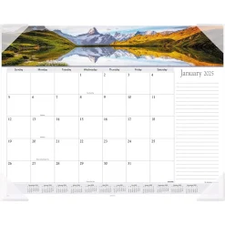 2025 Calendars|AT-A-GLANCE 2025 Panoramic Landscape 21.75" x 17" Monthly Desk Pad Calendar (89802-25)