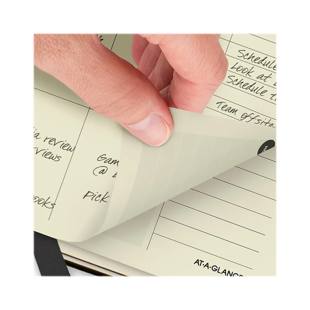 Academic Planners|AT-A-GLANCE 2024-2025 Plan. Write. Remember. 7.5" x 10" Academic Weekly & Monthly Appointment Book, Paperboard Cover, Black