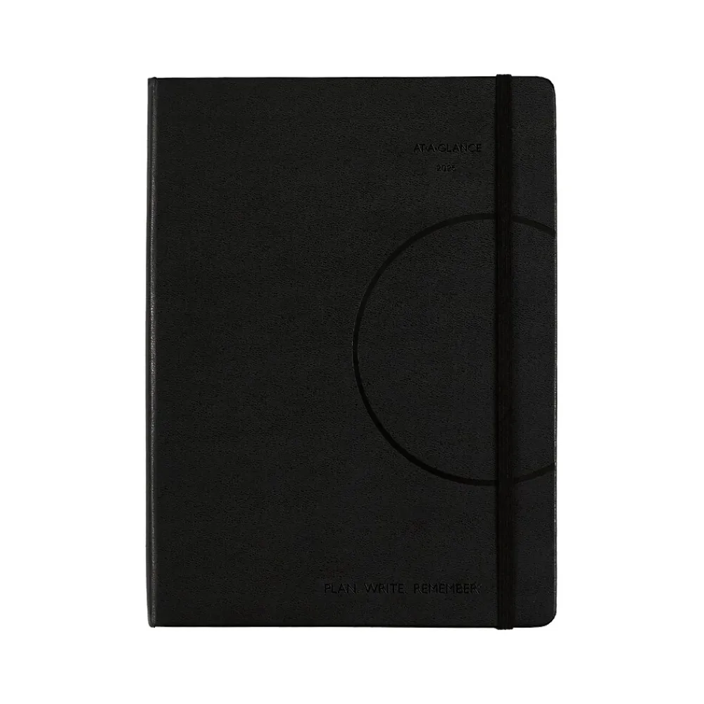 2025 Planners|AT-A-GLANCE 2025 Plan. Write. Remember. 7.5" x 10" Weekly & Monthly Appointment Book, Hardsided Cover, Black (70-6950-05-25)