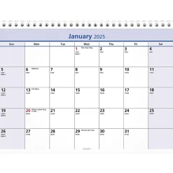 2025 Calendars|AT-A-GLANCE 2025 QuickNotes 11" x 8" Monthly Desk or Wall Calendar, (PM50-28-25)