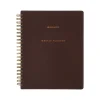 Academic Planners|AT-A-GLANCE 2024-2025 Signature 8.5" x 11" Academic Weekly & Monthly Planner, Faux Leather Cover, Distressed Brown