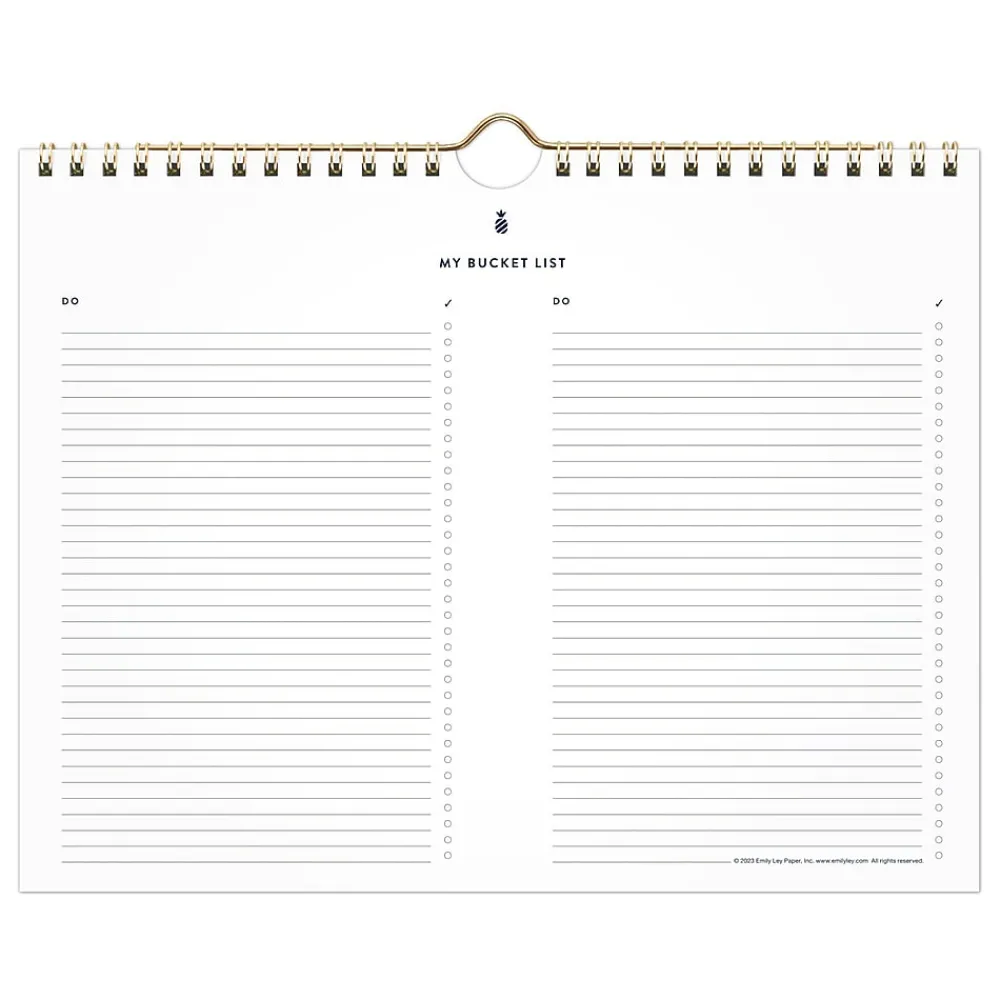 2025 Calendars|AT-A-GLANCE 2025 Simplified by Emily Ley Tile 11" x 8.5" Monthly Wall Calendar (EL35-709-25)