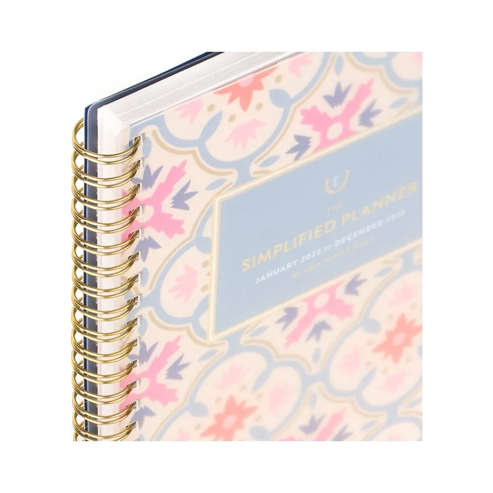 2025 Planners|AT-A-GLANCE 2025 Simplified by Emily Ley Tile 5.5" x 8.5" Weekly & Monthly Planner, Poly Cover, Multicolor (EL35-200-25)