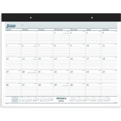 2025 Calendars|AT-A-GLANCE 2025 Success 21.75" x 17" Monthly Desk Pad Calendar, White/Blue (ST24-00-25)