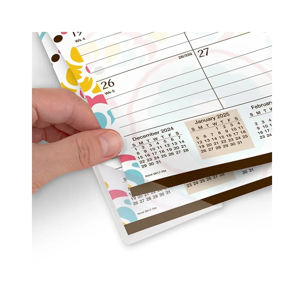 2025 Calendars|AT-A-GLANCE 2025 Suzani 21.75" x 17" Monthly Desk Pad Calendar (SK17-704-25)
