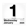 Calendars & Planners Refills|AT-A-GLANCE 2025 Today Is 8.5" x 8" Daily Calendar Refill, White/Black (K4-50-25)
