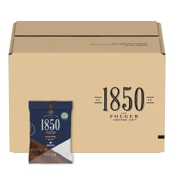 1850 Black Gold Ground Coffee, Fraction Pack, Dark Roast, 2.5 oz., 24/Carton (SMU02151)