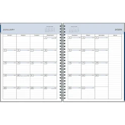 2025 Planners|Blue Sky 2025 7" x 9" Monthly Planner, Plastic Cover, Gray (150854)