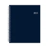2025 Planners|Blue Sky 2025 7" x 9" Weekly & Monthly Appointment Book, Plastic Cover, Navy (150847)