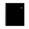 2025 Planners|Blue Sky 2025 7" x 9" Weekly & Monthly Appointment Book, Plastic Cover, Black (150846)