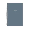 2025 Planners|Blue Sky 2025 5" x 8" Weekly & Monthly Planner, Plastic Cover, Steel Blue (152237)