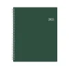 2025 Planners|Blue Sky 2025 8.5" x 11" Weekly & Monthly Appointment Book, Plastic Cover, Deep Forest Green (147963)
