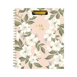 Academic Planners|Blue Sky 2024-2025 Aminah Rose 8.5" x 11" Academic Weekly & Monthly Planner, Gray Board Cover, Multicolor (150461)