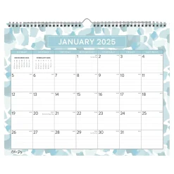 2025 Calendars|Blue Sky 2025 Amitza Blue 15" x 12" Monthly Wall Calendar, Blue/White (148772-25)