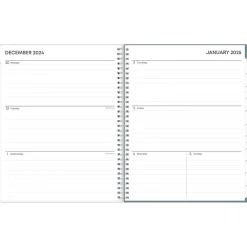 2025 Planners|Blue Sky 2025 Amitza Blue 8.5" x 11" Weekly & Monthly Planner, Plastic Cover, Blue/White (148765-25)