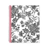 Academic Planners|Blue Sky 2024-2025 Analeis 8.5" x 11" Academic Weekly & Monthly Planner, Plastic Cover, Black/White (130606-A25)