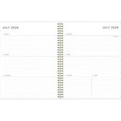 Academic Planners|Blue Sky 2024-2025 Ashley G Multicolor Smoke 8.5" x 11" Academic Weekly & Monthly Planner, Plastic Cover (133681-A25)