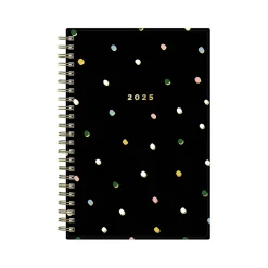 2025 Planners|Blue Sky 2025 Ashley G Small Dots 5" x 8" Weekly & Monthly Planner, Plastic Cover, Multicolor (148248)