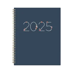 2025 Planners|Blue Sky 2025 Ashlyn Navy 8.5" x 11" Weekly & Monthly Planner, Plastic Cover, Multicolor (143957-25)
