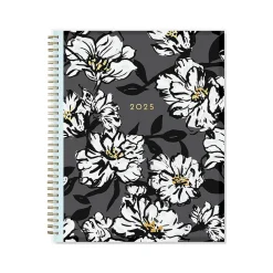2025 Planners|Blue Sky 2025 Baccara Dark 8.5" x 11" Weekly & Monthly Planner, Plastic Cover, Multicolor (110211-25)