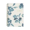 Academic Planners|Blue Sky 2024-2025 Bakah Blue 5" x 8" Academic Weekly & Monthly Planner, Plastic Cover, Blue/White (131969-A25)