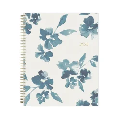 2025 Planners|Blue Sky 2025 Bakah Blue 8.5" x 11" Weekly & Monthly Planner, Plastic Cover, White/Blue (137261-25)