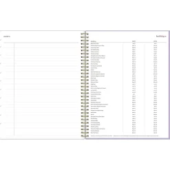 Academic Planners|Blue Sky 2024-2025 Belinda Selene Sienna Lilac 8.5