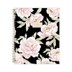 Academic Planners|Blue Sky 2024-2025 Belinda Selene Lucy 8.5" x 11" Academic Weekly & Monthly Planner, Black/Pink (144970)
