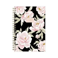 Academic Planners|Blue Sky 2024-2025 Belinda Selene Lucy 5" x 8" Academic Weekly & Monthly Planner, Plastic Cover, Black/Pink (149819)