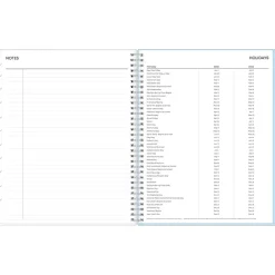 2025 Planners|Blue Sky 2025 Blue Block 8.5